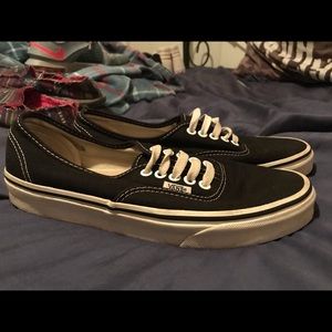 Black Vans size 8
